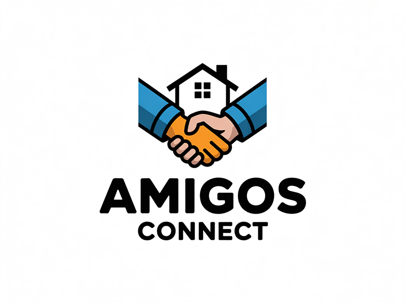 Amigos Connect logo design by IamSoya