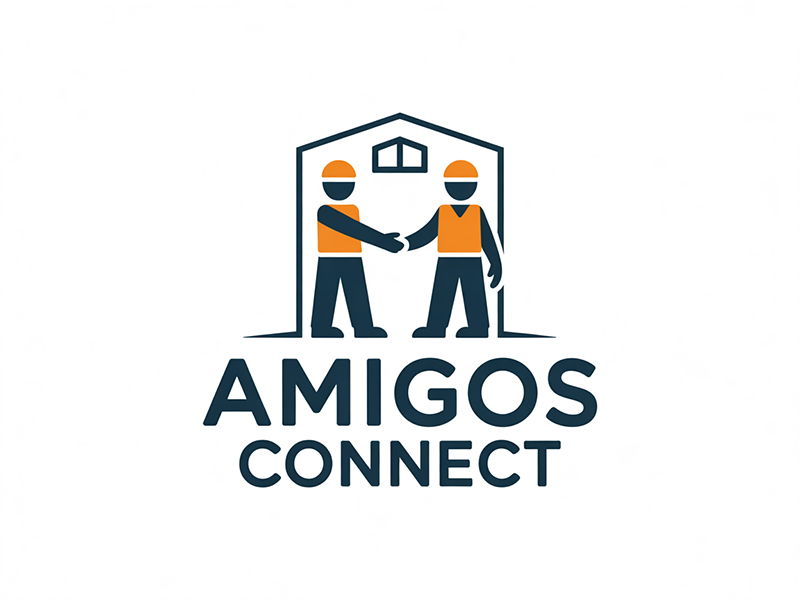 Amigos Connect logo design by IamSoya