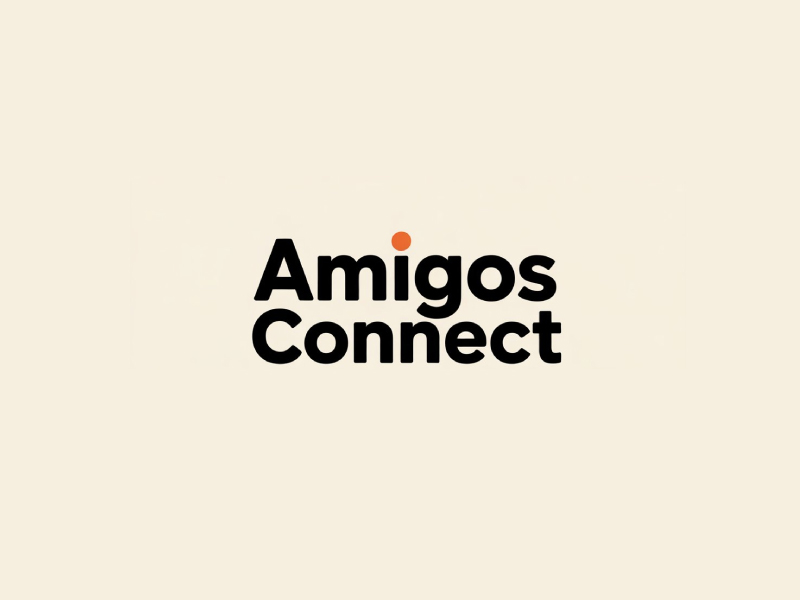 Amigos Connect logo design by Poki