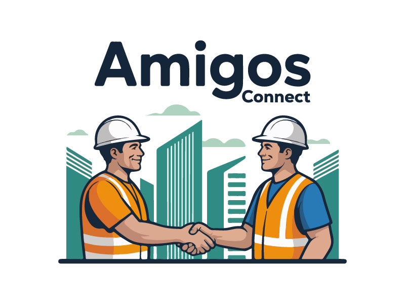 Amigos Connect logo design by Bad Boy