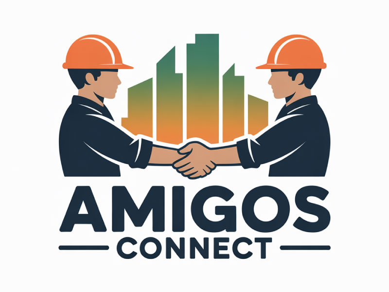 Amigos Connect logo design by Bad Boy