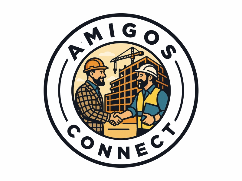 Amigos Connect logo design by Girly