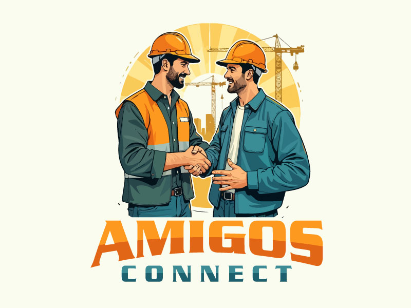 Amigos Connect logo design by Bad Boy