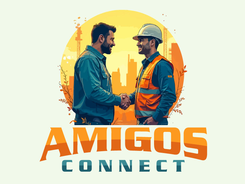Amigos Connect logo design by Bad Boy