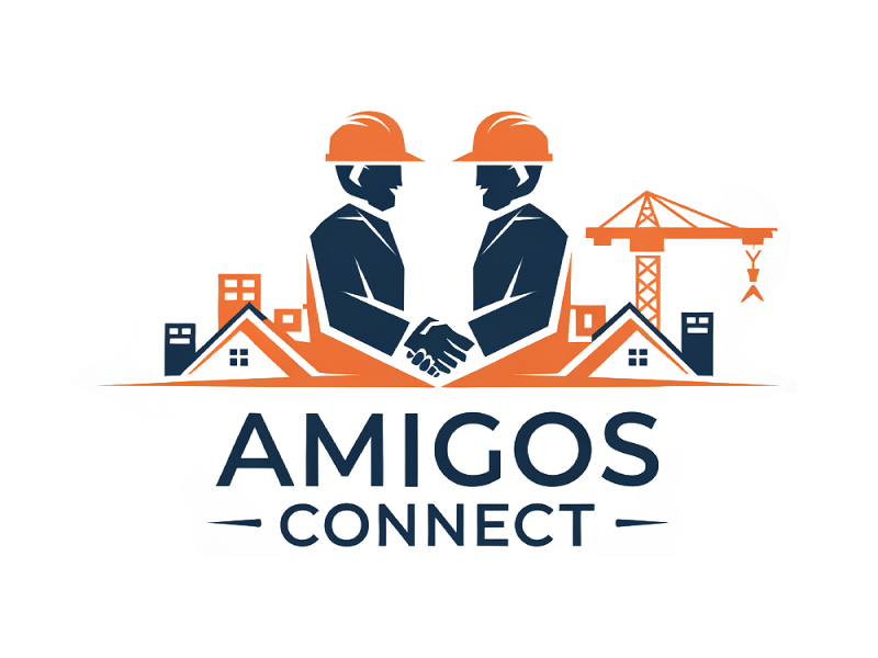 Amigos Connect logo design by pixalrahul