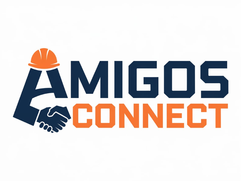 Amigos Connect logo design by pixalrahul