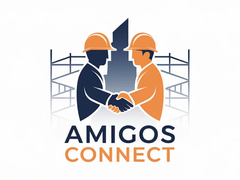 Amigos Connect logo design by pixalrahul