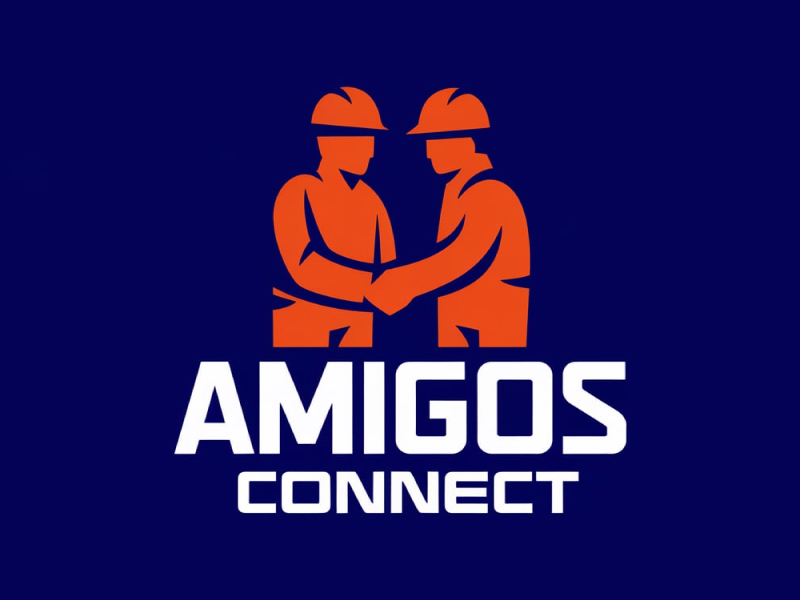 Amigos Connect logo design by pixalrahul