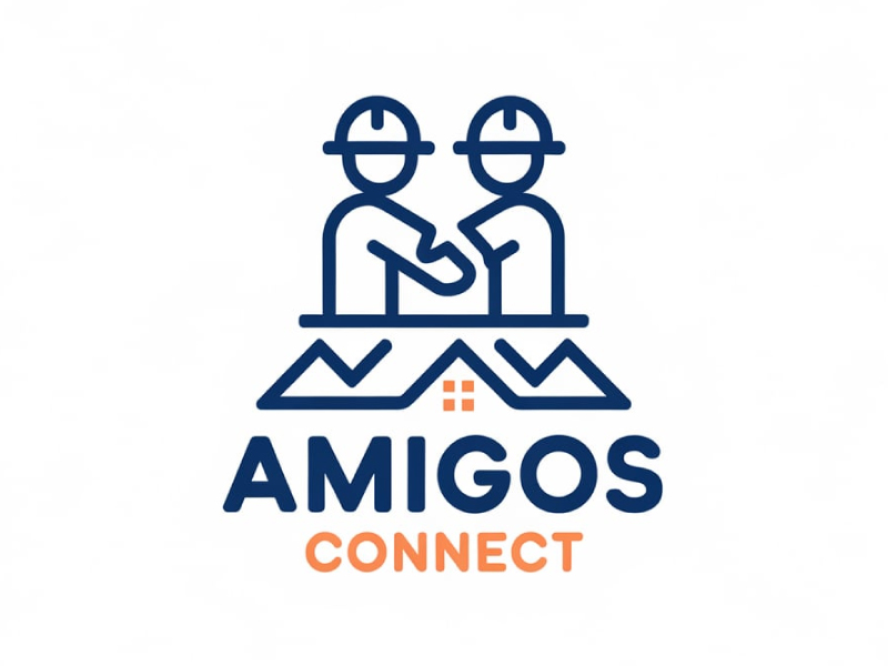 Amigos Connect logo design by pixalrahul