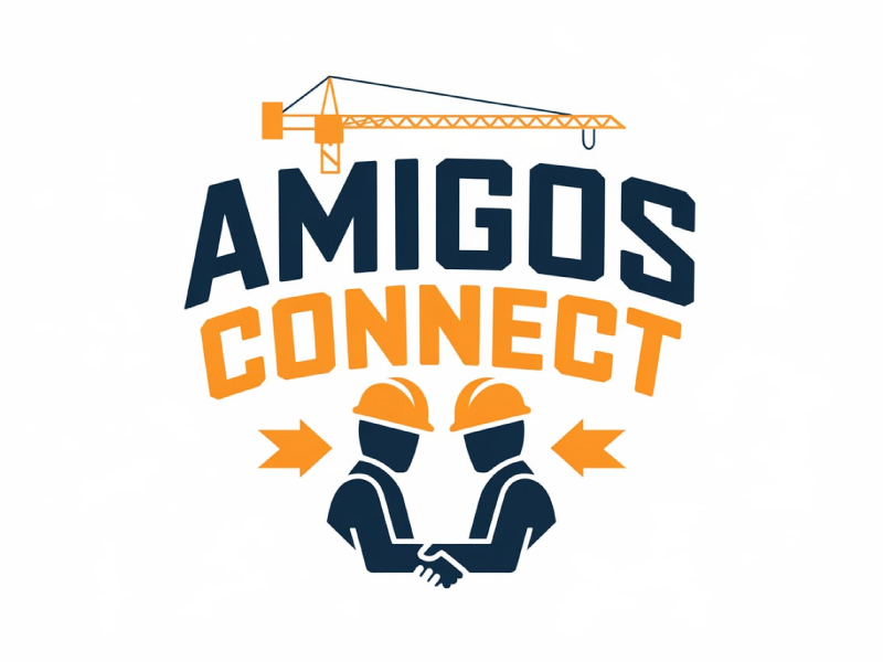 Amigos Connect logo design by pixalrahul