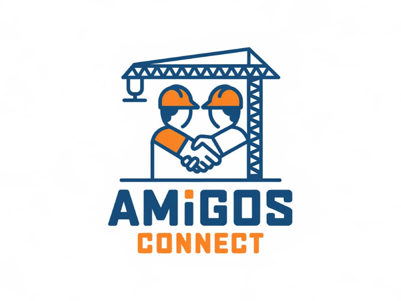 Amigos Connect logo design by pixalrahul