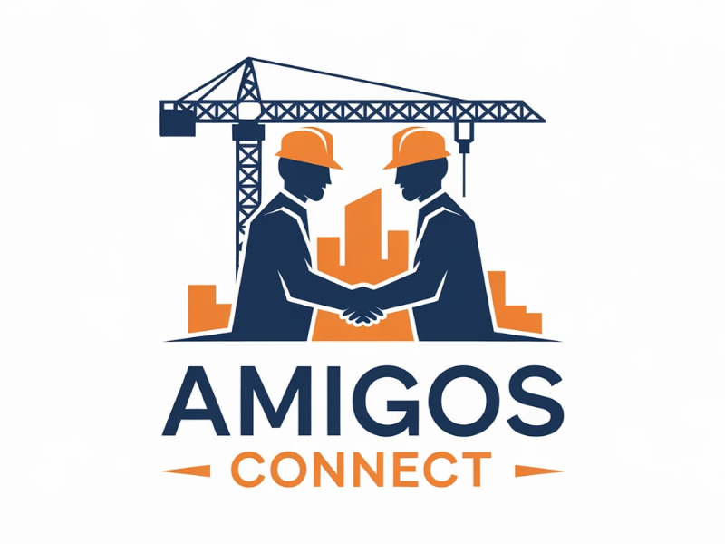 Amigos Connect logo design by pixalrahul