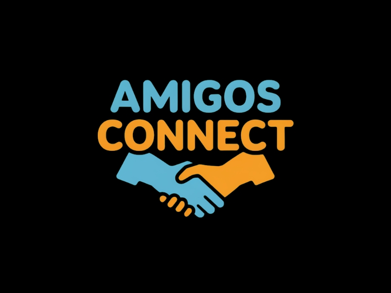 Amigos Connect logo design by D king