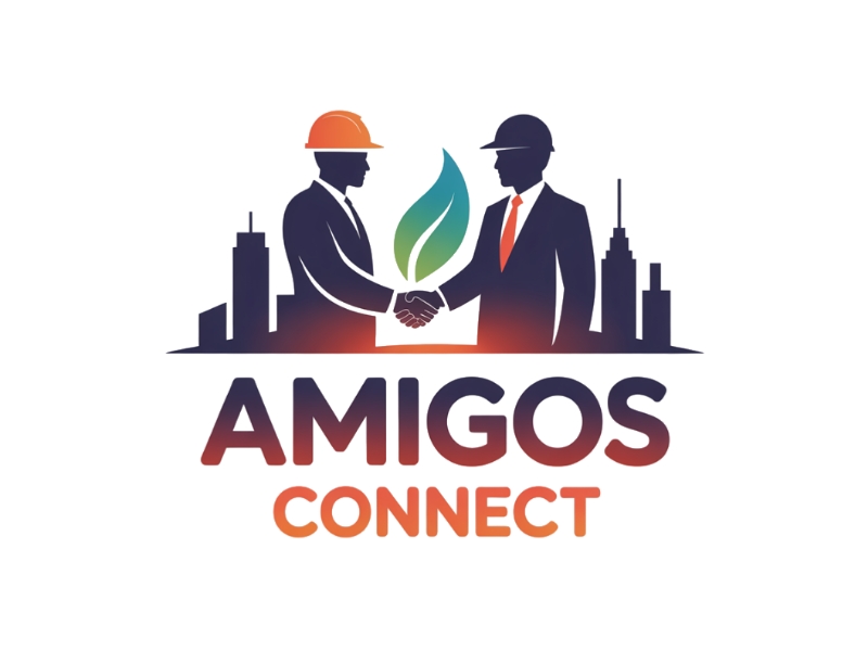Amigos Connect logo design by D king