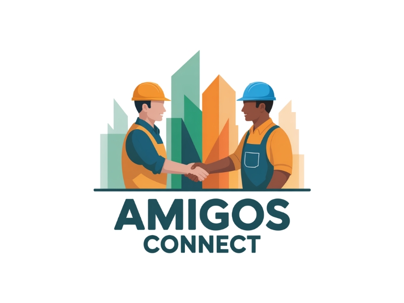 Amigos Connect logo design by Queen D