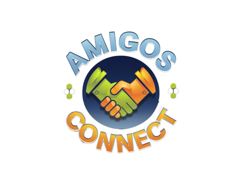 Amigos Connect logo design by Queen D