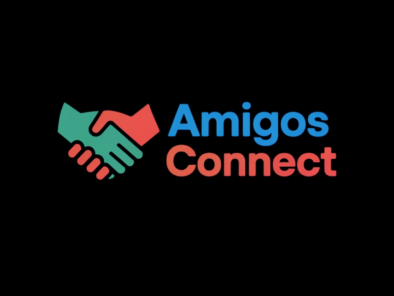 Amigos Connect logo design by Queen D