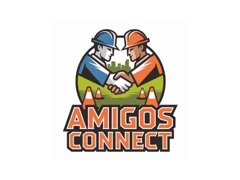 Amigos Connect logo design by Queen D