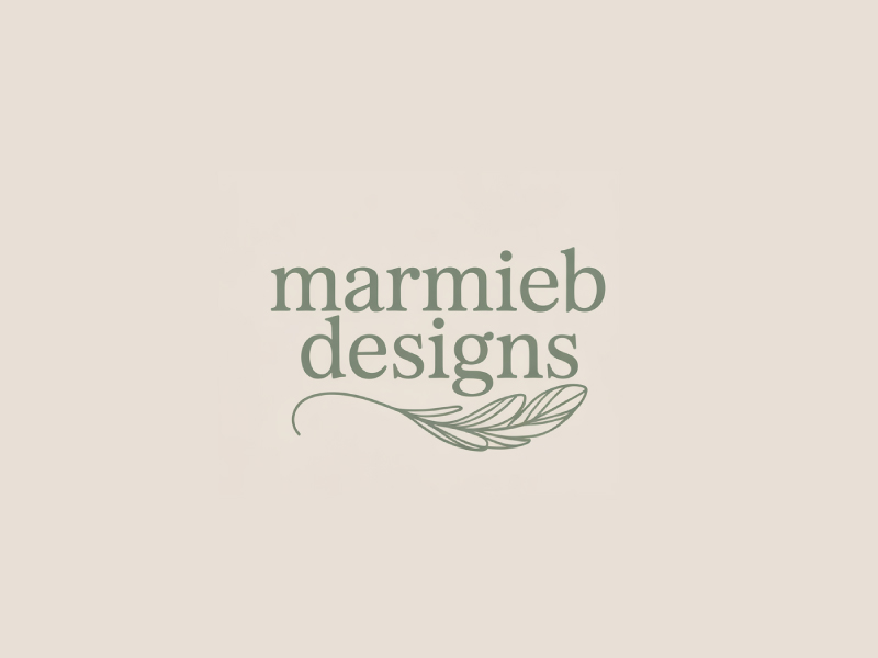 MarmieB Designs logo design by Poki
