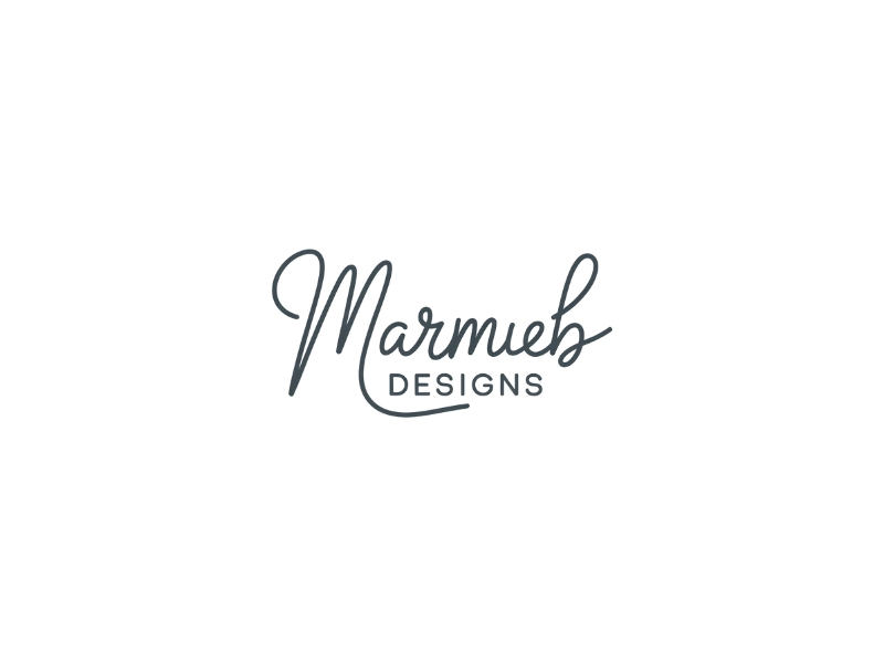 MarmieB Designs logo design by iffikhan