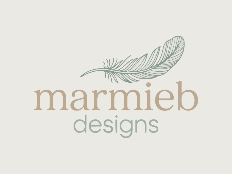 MarmieB Designs logo design by Bad Boy