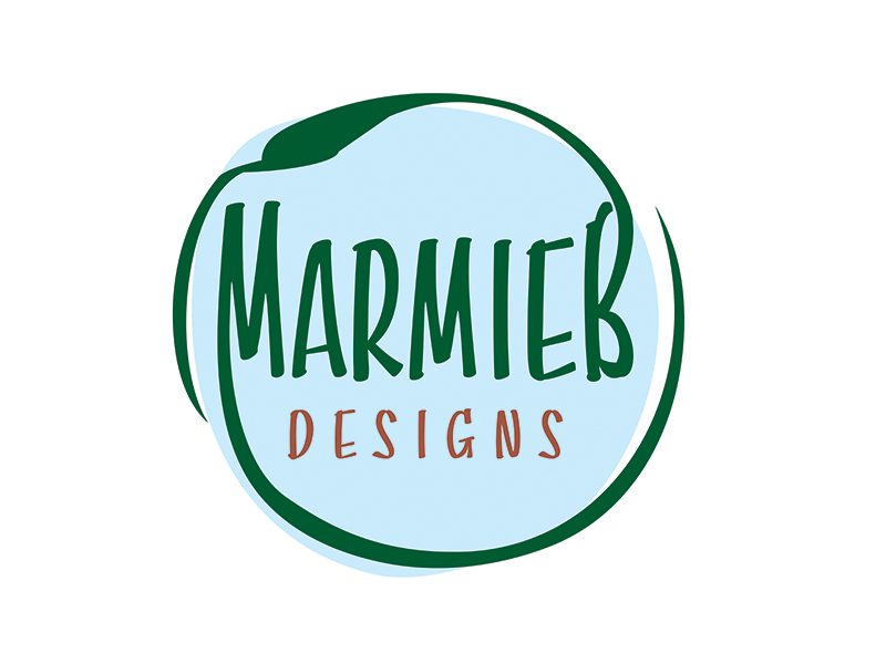 MarmieB Designs logo design by gitzart
