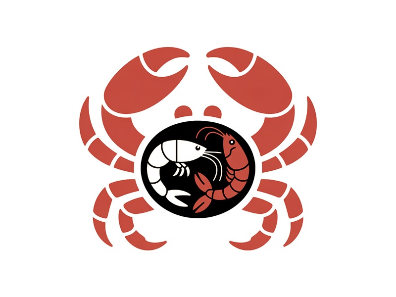 Crawfish&seafood app logo logo design by IamSoya