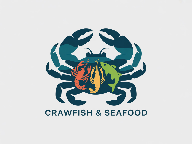 Crawfish&seafood app logo logo design by anchorbuzz