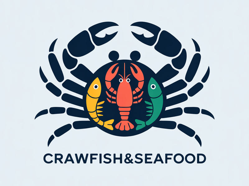 Crawfish&seafood app logo logo design by anchorbuzz