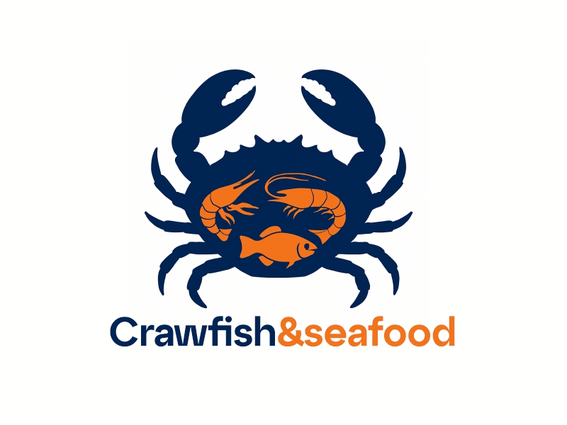 Crawfish&seafood app logo logo design by serprimero