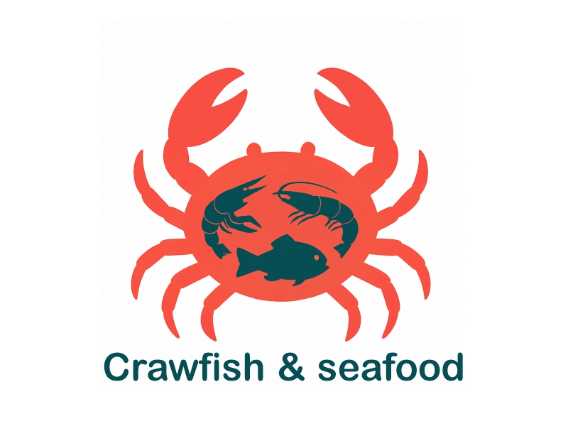 Crawfish&seafood app logo logo design by serprimero