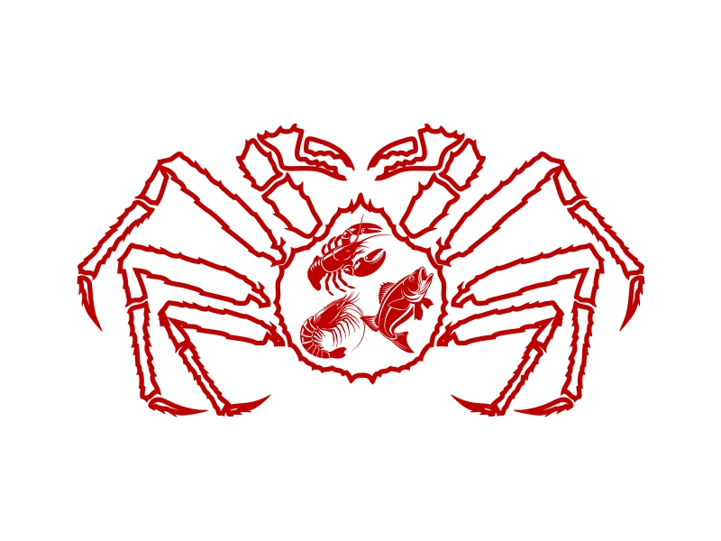Crawfish&seafood app logo logo design by cintoko