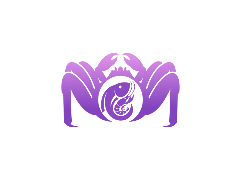Crawfish&seafood app logo logo design by Yulioart