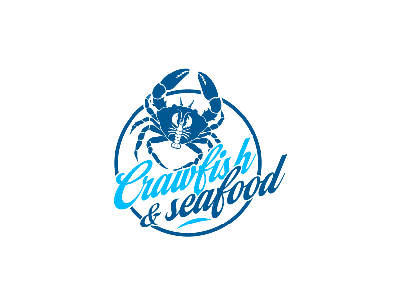 Crawfish&seafood app logo logo design by Euto