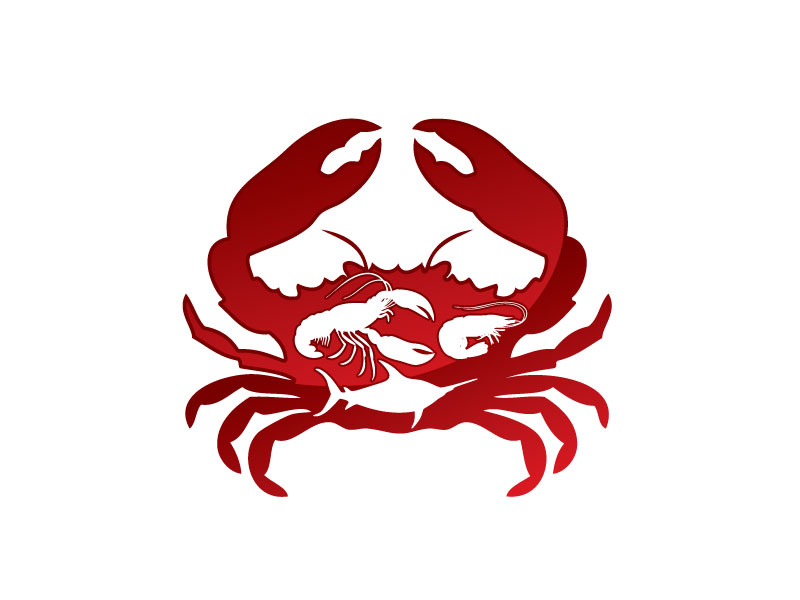 Crawfish&seafood app logo logo design by REDCROW