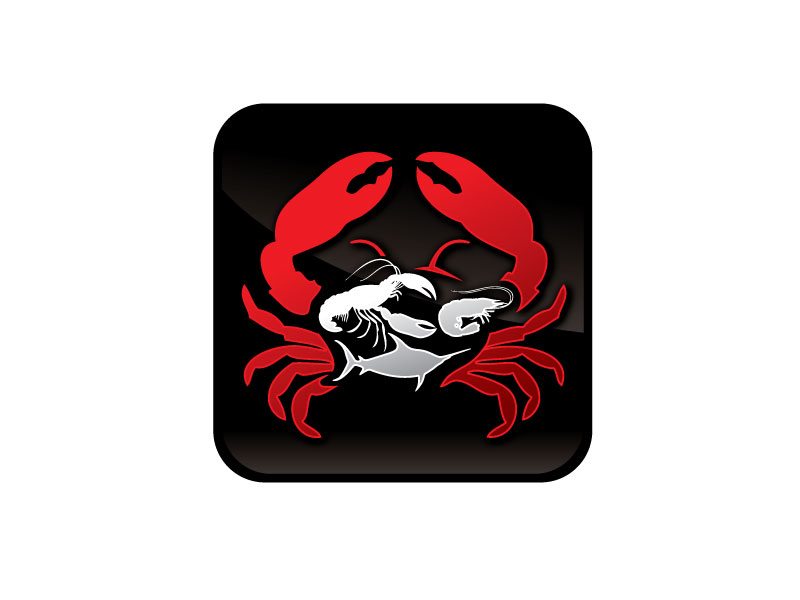 Crawfish&seafood app logo logo design by REDCROW
