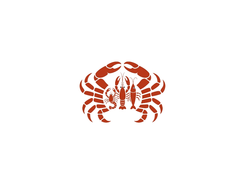 Crawfish&seafood app logo logo design by iffikhan