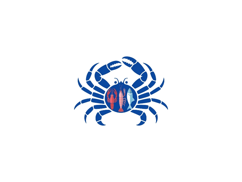 Crawfish&seafood app logo logo design by iffikhan