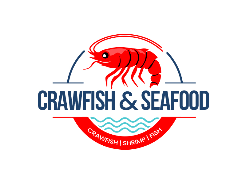 Crawfish&seafood app logo logo design by MTgraphics