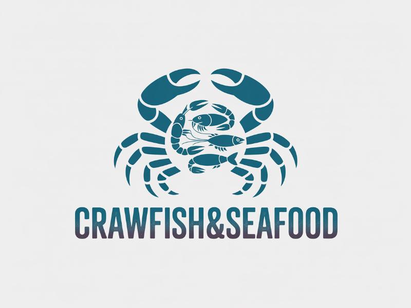 Crawfish&seafood app logo logo design by Paradiseg