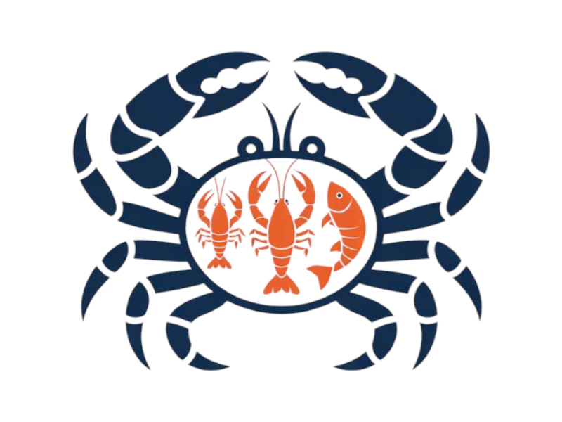 Crawfish&seafood app logo logo design by salim