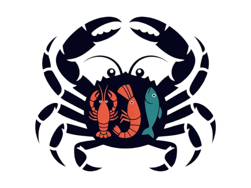 Crawfish&seafood app logo logo design by Nai