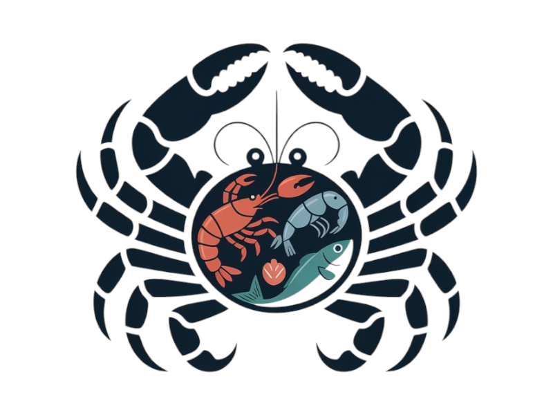 Crawfish&seafood app logo logo design by Nai