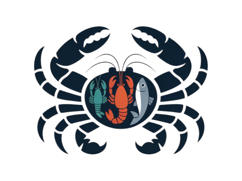 Crawfish&seafood app logo logo design by Nai