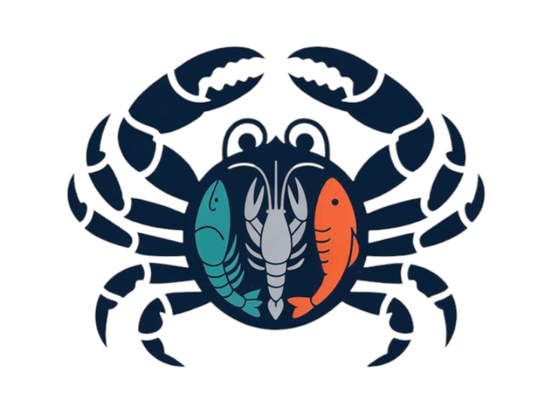 Crawfish&seafood app logo logo design by Nai