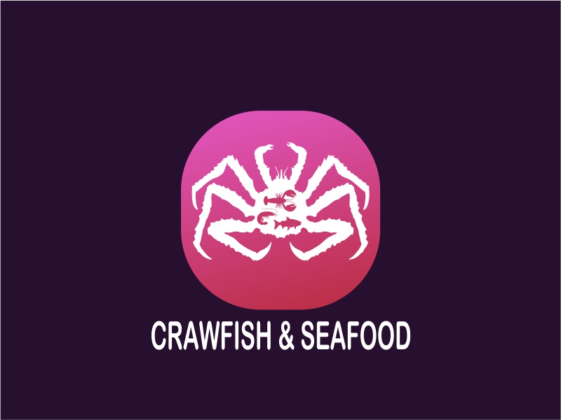 Crawfish&seafood app logo logo design by laras fafa