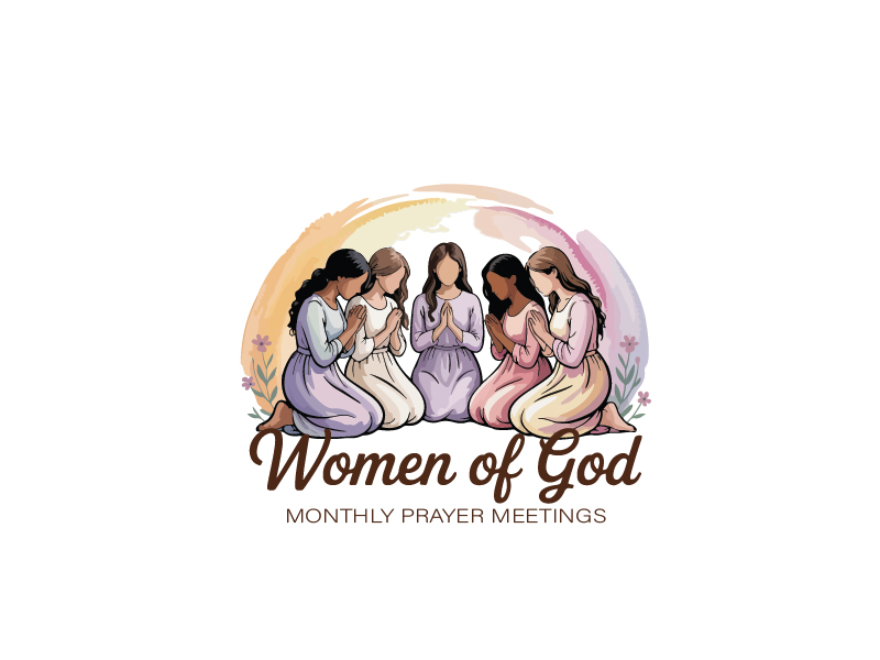 Women of God: Monthly Prayer Meetings logo design by oindrila chakraborty