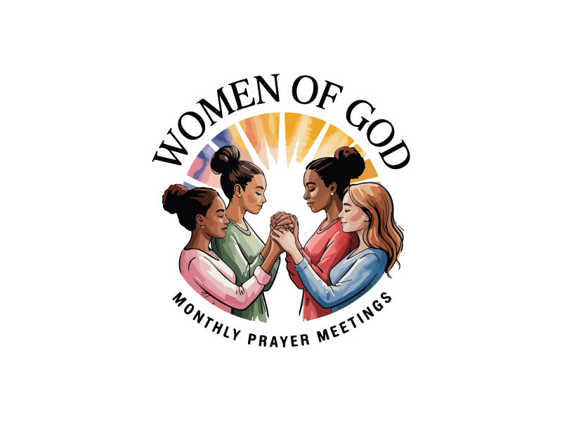 Women of God: Monthly Prayer Meetings logo design by oindrila chakraborty