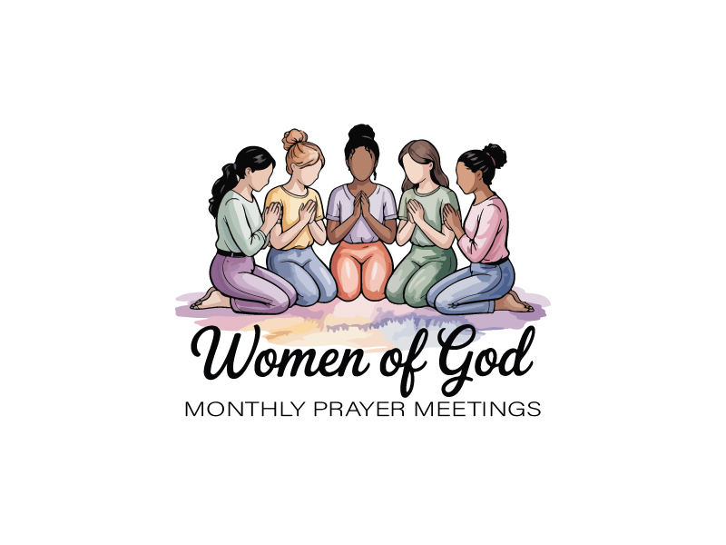 Women of God: Monthly Prayer Meetings logo design by oindrila chakraborty