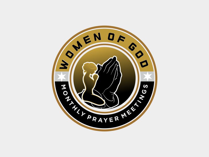 Women of God: Monthly Prayer Meetings logo design by Makkin